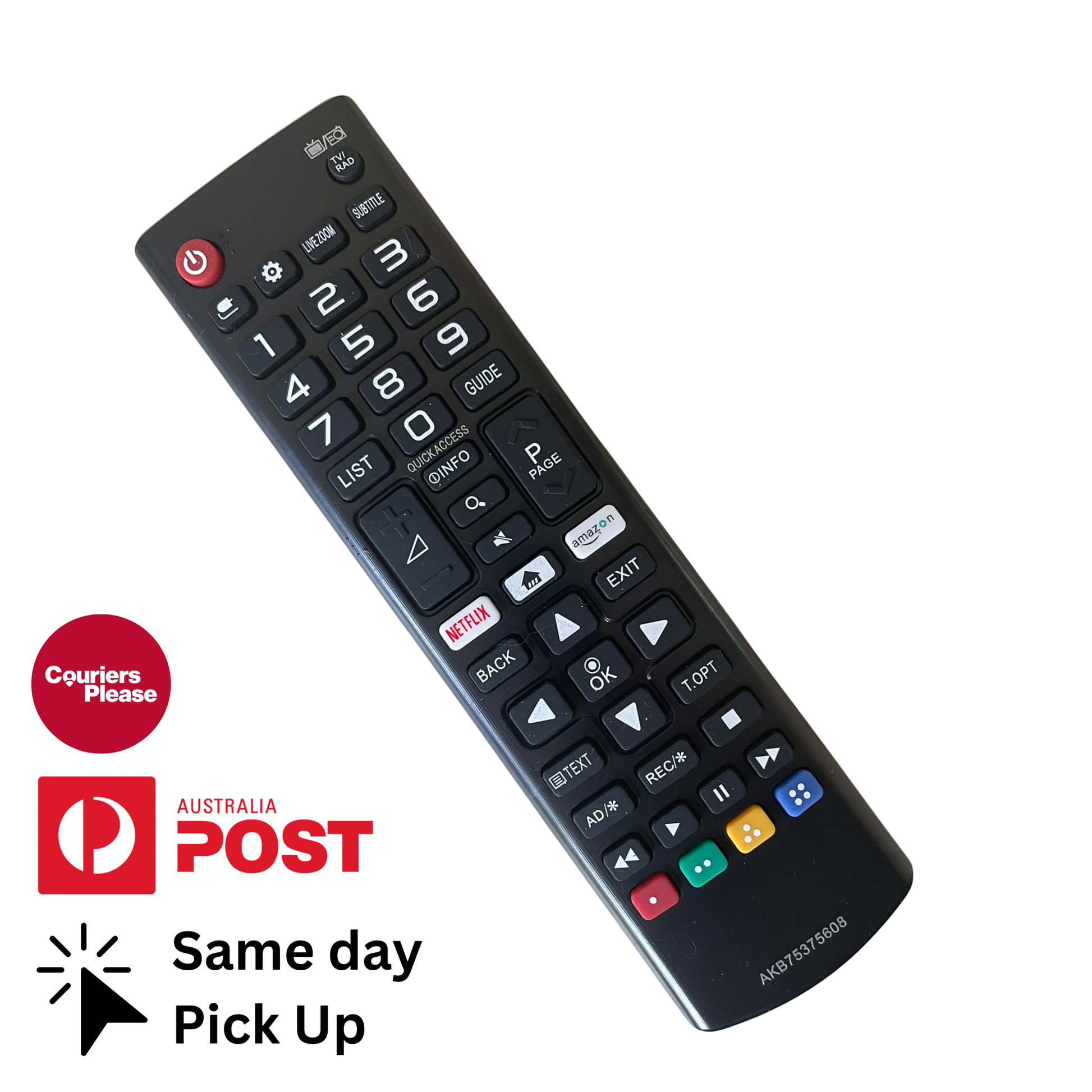 LG AKB75375608 TV remote control - replacement for LG 43UK6500PLA