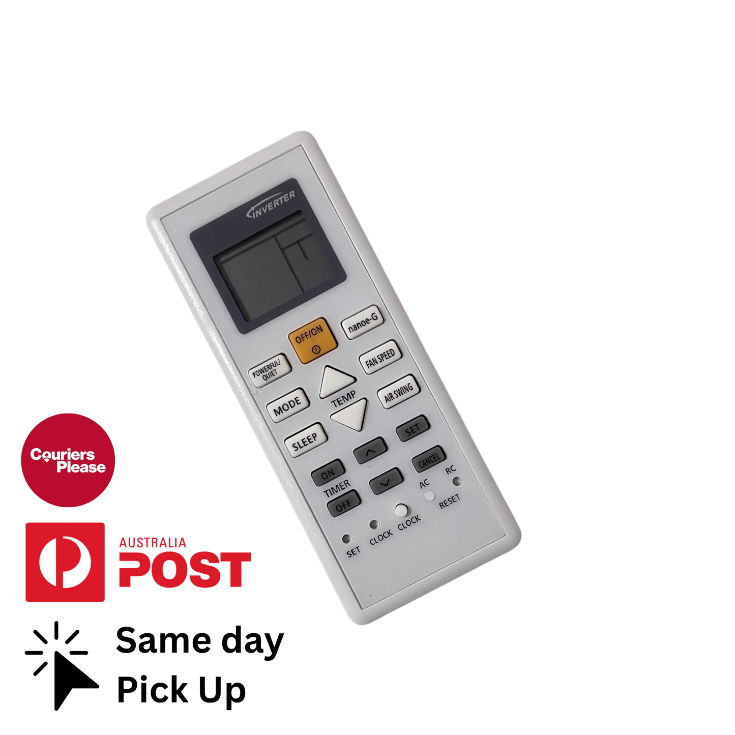 Panasonic CS-RZ60VKRW Air Conditioner Remote (CS-Z25TKR) Generic Aftermarket air conditioner remote