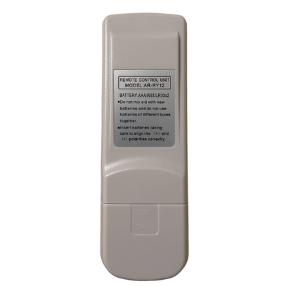 AR-RY12 Generic Aftermarket air conditioner remote - view 3